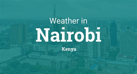 weather and time in nairobi