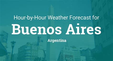 weather buenos aires hourly