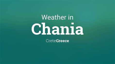 weather chania meteo today
