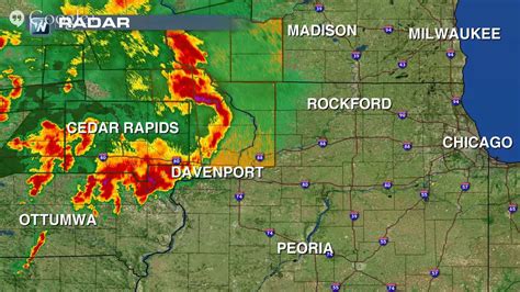 weather channel radar map midwest today