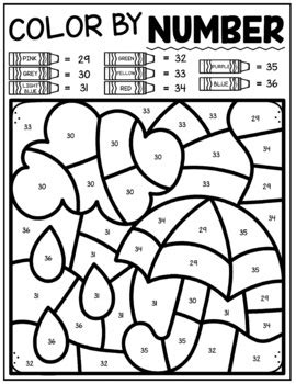 weather color by number