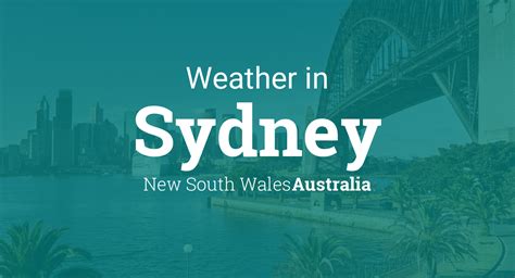 weather conditions in sydney australia