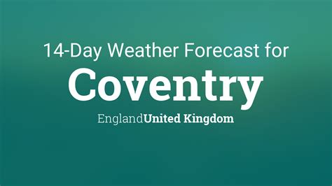 weather coventry 7 days