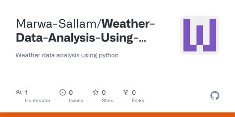 weather data analysis using python github