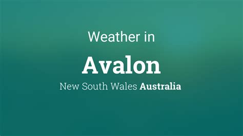 Weather For Avalon
