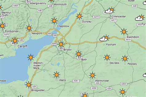 weather for bristol for next 21 days met office