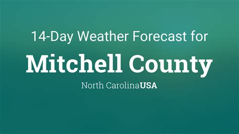 weather for mitchell county nc
