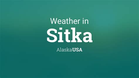 weather for sitka alaska noaa