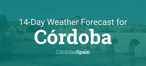 weather forecast cordoba spain
