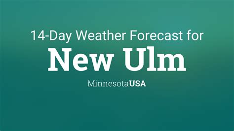 weather forecast for new ulm mn