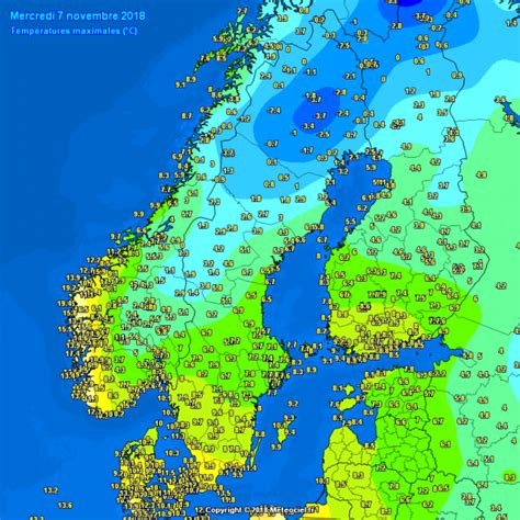 weather forecast for norway