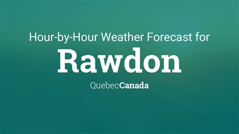 weather forecast for rawdon