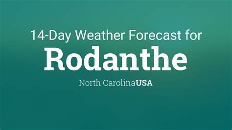 weather forecast for rodanthe nc