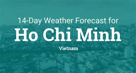 weather forecast ho chi minh vietnam 14 days