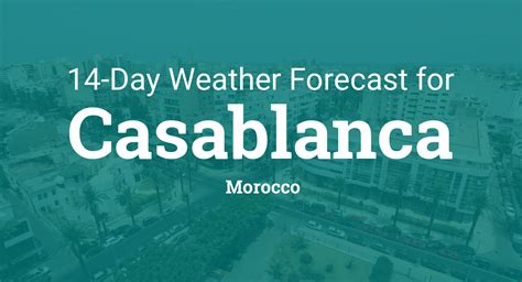 weather forecast in morocco