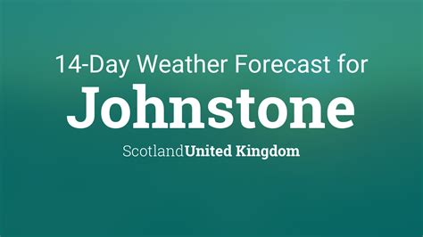 weather forecast johnstone renfrewshire
