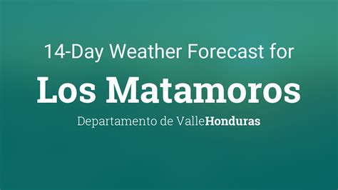 weather forecast matamoros