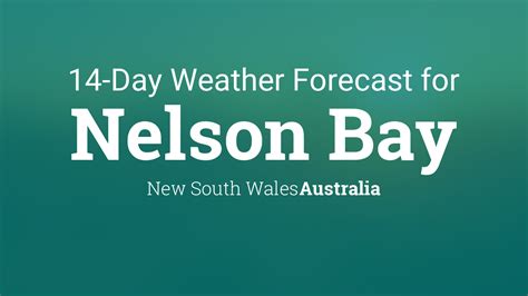 weather forecast nelson bay 7 days