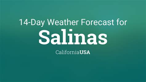 weather forecast salinas ca