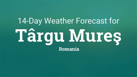 weather forecast targu mures