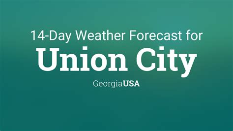 weather forecast union city ga
