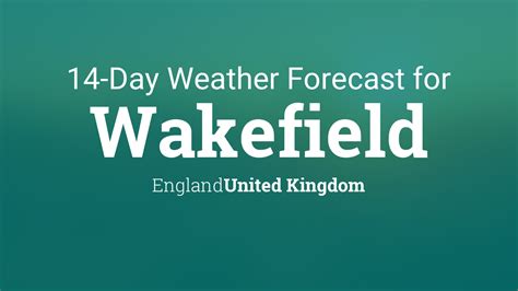 weather forecast wakefield next 14 days