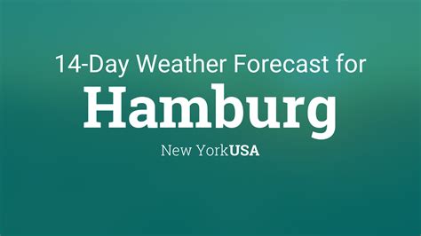 weather hamburg new york