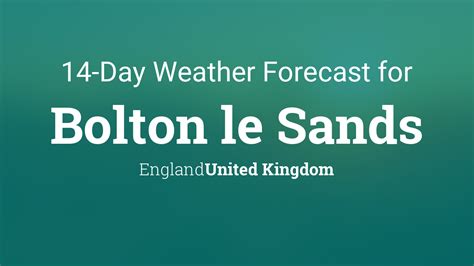 weather in bolton le sands