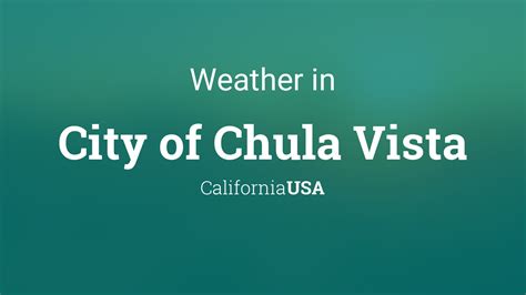 weather in chula vista 10 days