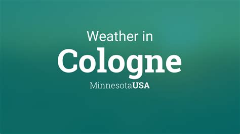 weather in cologne mn