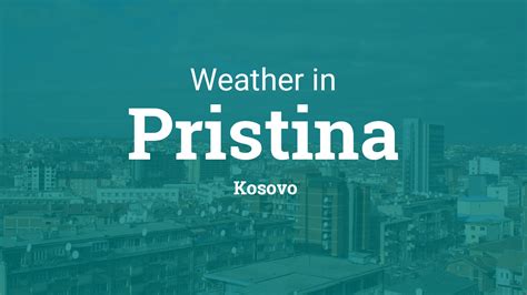 weather in kosovo celsius