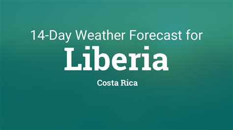 weather in liberia costa rica by month