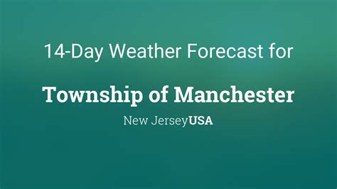 weather in manchester new jersey today