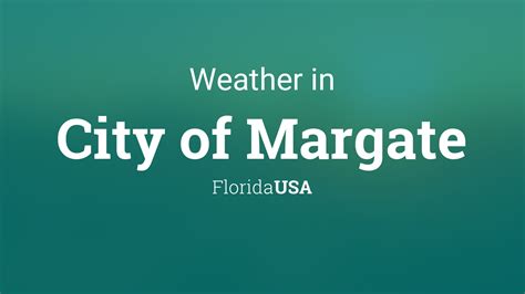 weather in margate florida today
