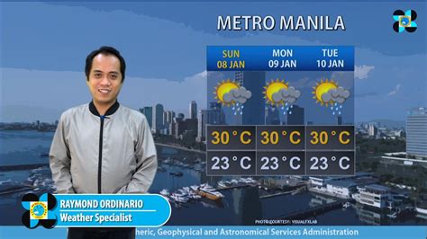 weather in metro manila tomorrow