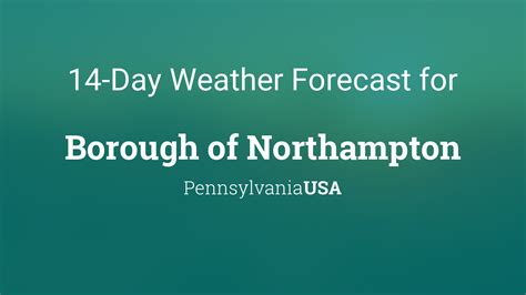 weather in northampton pa 10 day forecast