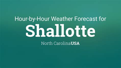 weather in shallotte north carolina