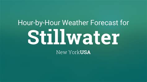 weather in stillwater ny tomorrow