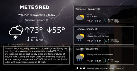 weather in tavares today