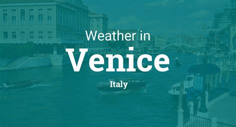 weather in venice italy