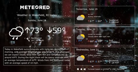 weather in wakefield next 14 days