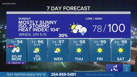 weather killeen tx 10 day