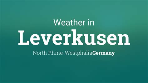 weather leverkusen germany