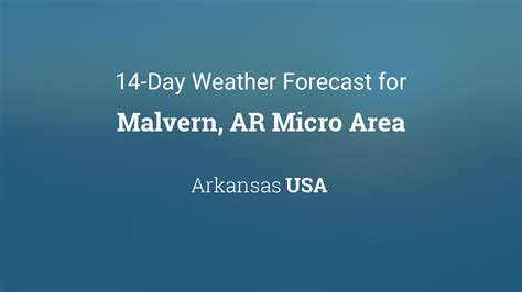 weather malvern ar