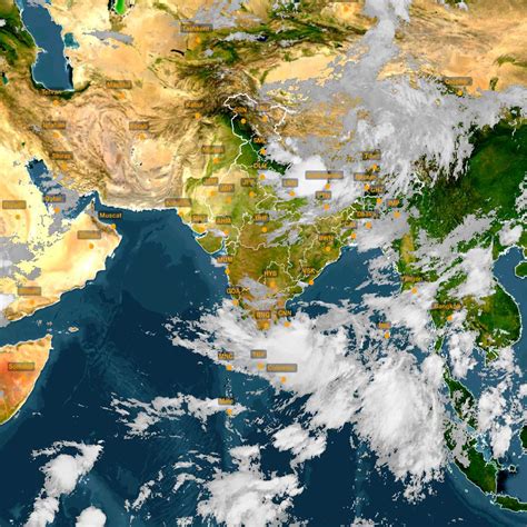 weather map india live satellite