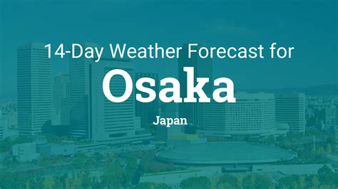 weather osaka 14 days