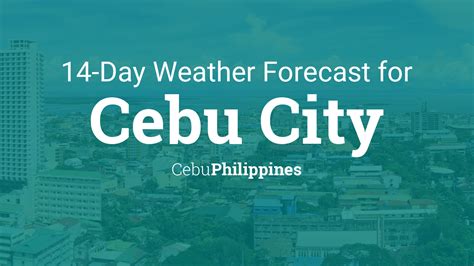 weather report today philippines cebu