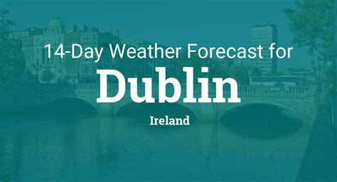 weather this week dublin