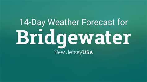 weather today bridgewater nj