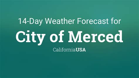 weather today in merced